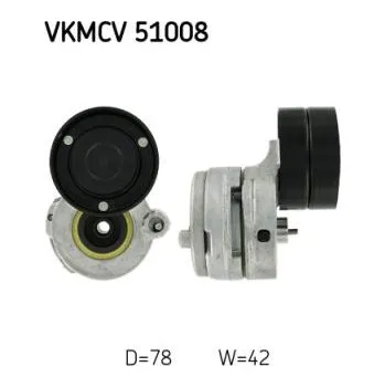 Rozvod motoru Napínací kladka pro MERCEDES AXOR, CAPACITY, ECONIC (1998-) - SKF 20098