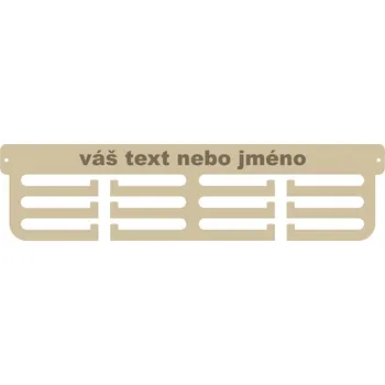 věšák na medaile Věšák na medaile s textem nebo jménem - malý