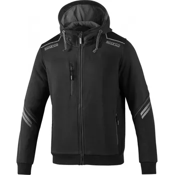 Pánská mikina SPARCO Colorado Tech Full Zip černá pánská mikina/bunda S