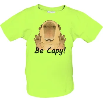 Pánské tričko T-shock Tričko s potiskem Kapybara, Be Capy! dětské