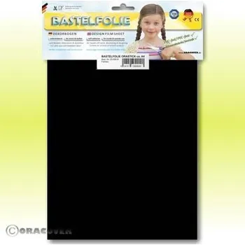 RC vybavení Oracover 25-071-B lepicí fólie Orastick (d x š) 300 mm x 208 mm černá