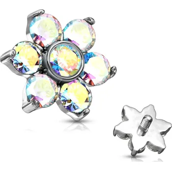 Piercing Šperky4U Náhradní kytička k labretě - ND012-AB