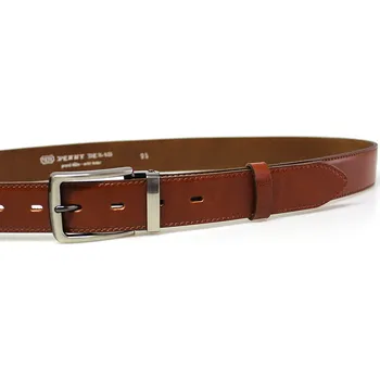 Opasek PENNY BELTS Kožený opasek 35-020-2-43 hnědý - 85 cm