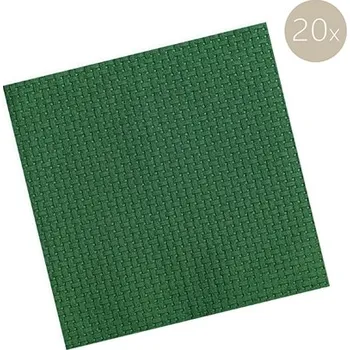Papírový ubrousek Ubrousky zelené s jemnou strukturou