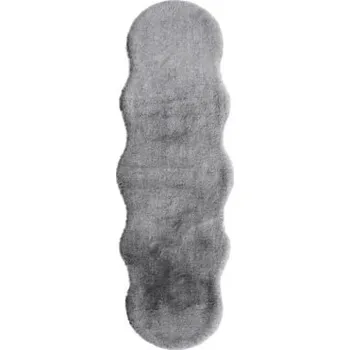 Umělá dekorativní kůže Romance Shape 55x160 cm šedý melír