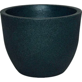 Květináč Geli Rimini Květináč, ø 45 cm, 34,5, plast, antracit 14304538