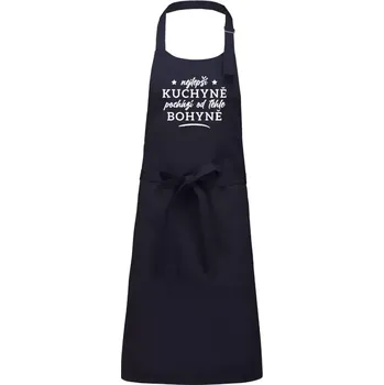Kuchyňská zástěra Zástěra Kariban Classic Nejlepší kuchyně je od téhle bohyně