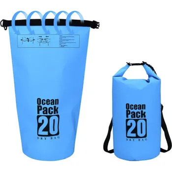 Vodácký pytel KAYAK Lodní vak – nepromokavý pytel na vodu, (modrá / žlutá) Barva: Modrá, Objem: 20 l - doprava zdarma od 1499 Kč