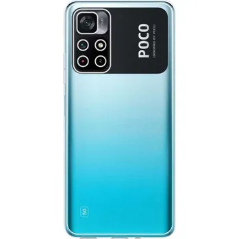 Ochranný TPU obal Lenuo pro POCO M4 Pro 5G/Redmi Note 11S 5G, čirý