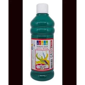 Speciální výtvarná barva SUDOR Temperová barva, tmavě zelená, 500ml, Südor 17091