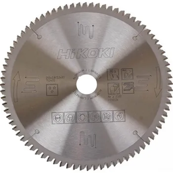 Pilový kotouč HiKOKI 752470 Pilový kotouč na hliník, plast a laminátové dřevo 255x30, Z80 free_store_pickup