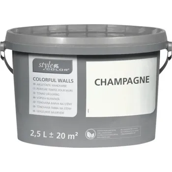 barva na zeď Barva na zeď StyleColor Champagne bílá 2,5 l