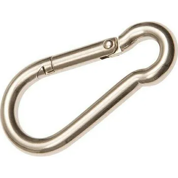 Hasičská karabina, ø 10 × 100 mm, nerezová ocel, nosnost: 350 kg 533955