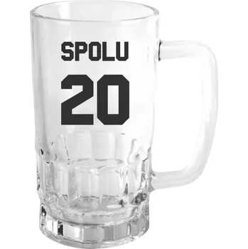 Sklenice Půllitr skleněný Spolu