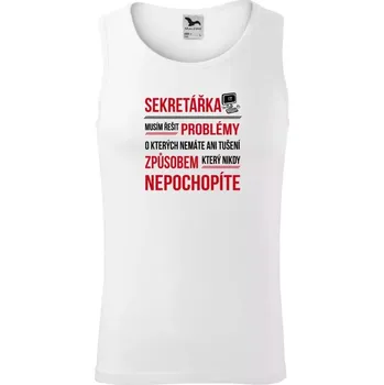 Pánské tílko Pánské tílko Malfini Core Musím řešit problémy - sekretářka