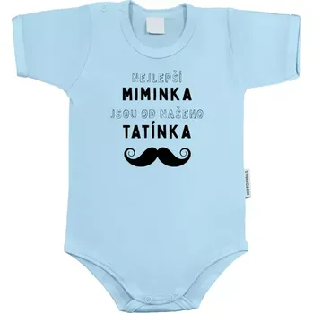 Dětské body s krátkým rukávem Nejlepší miminka, jsou od našeho tatínka