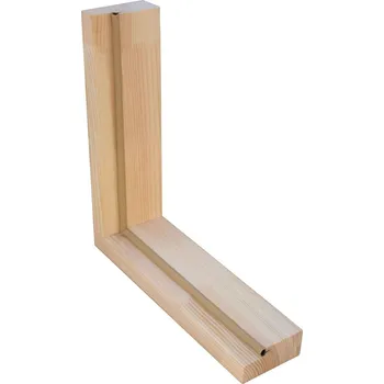 Zárubeň Rámová zárubeň 80 L, 886 × 2010 mm, tloušťka zdi: 90 mm, levá, borovice CZ.OBU/PREM/80L