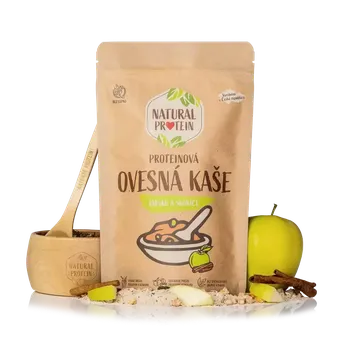 NaturalProtein Proteinová ovesná kaše - Jablko a skořice