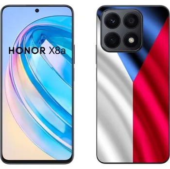 Pouzdro na mobilní telefon Gelový kryt mmCase na mobil Honor X8a - česká vlajka