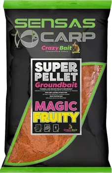 Návnadová surovina Sensas Super Pellet Grounbait Magic Fruity 1 kg