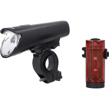 Cyklosvítilna FISCHER FAHRRAD sada světel na kolo 45 LUX, small-box LED černá