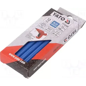 Příslušenství k lepící pistoli Yato Lepidlo do tavné pistole 7,2x100mm 12 ks modré YT-82443