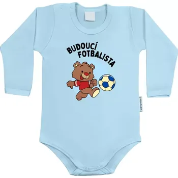 Kojenecký body Dětské body s dlouhým rukávem Budoucí fotbalista