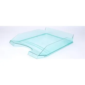 VICTORIA Odkladač, transparentní, zelený, plastový, VICTORIA 18493