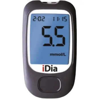 Glukometr iDia—Systém pro měření hladiny glukózy