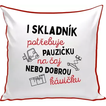 Polštář Polštář barevný 32x32 cm I skladník potřebuje pauzičku
