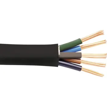 elektrický kabel Silový kabel H05 RR-F 5x2,5 (CGSG) černý, metrážové zboží