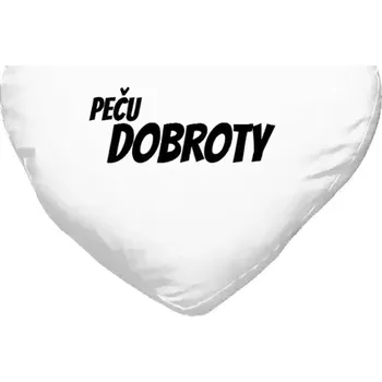 Polštář Polštář srdce 40x35 cm Peču dobroty