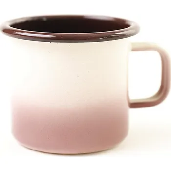 Stolování hrnek smalt pr.8cm 0,37l CAPUCCINO