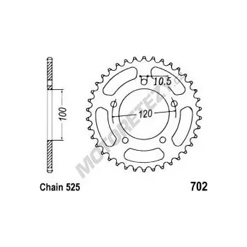 Řetězová sada pro motocykl Rozeta APRILIA 1000 RSV Mille R,SL,SP (98-03) rok 98-03