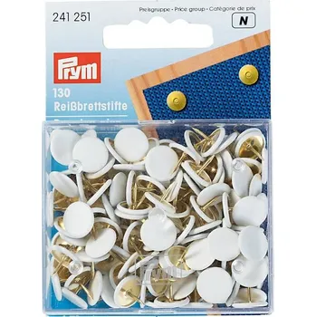 PRYM Připínáčky, s bílou čepičkou