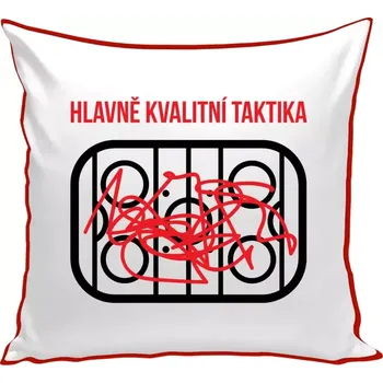 Polštář Polštář barevný 32x32 cm Hlavně kvalitní taktika