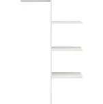 BRW Loksa dělící police do šatní skříně SZF2D, borovice bílá anderson