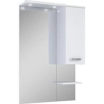 barva a nátěr na dřevo Ava Zrcadlová skříňka s LED osvětlením 70, 104 × 70 × 23,5 cm, bílá 1110036