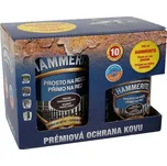 Hammerite Barevný email antikorozní, tmavě hnědý, 700 ml + 250 ml zdarma 5093870