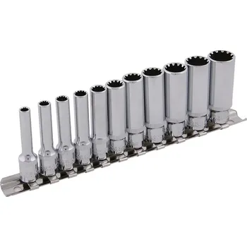 LEVIOR Sada hlavic DRIVELOCK CrV 12ks 1/4" (4-13mm)