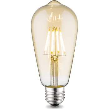 Žárovka LED žárovka Edison Vintage, 6 W, 700 lm, teplá bílá, E27 L110125-58