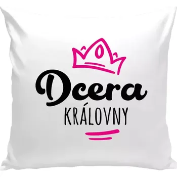 Polštář Polštář bílý 40x40 cm Dcera královny