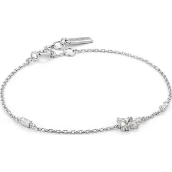 Náramek Dámský náramek Ania Haie B018-02H Mincovní stříbro Šedá (19 cm)