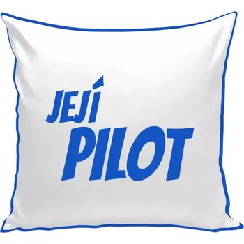 Polštář Polštář barevný 32x32 cm Její pilot