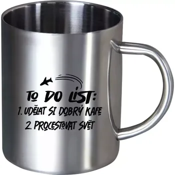 Nerezový hrnek To do list