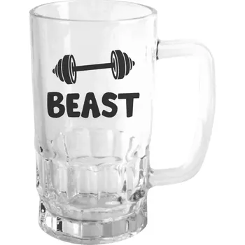 Sklenice Půllitr skleněný Beast