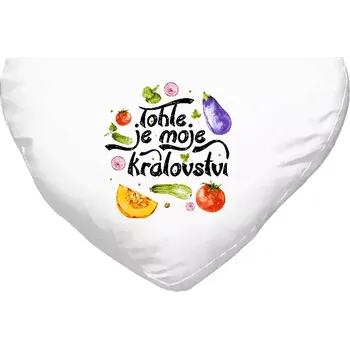 Polštář Polštář srdce 40x35 cm Království