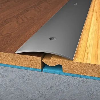 Podlahová lišta BOHEMIA PROFIL Přechodový profil 940/3, stříbrný, hliníkový, 40 × 900 mm, vrtaný 49301