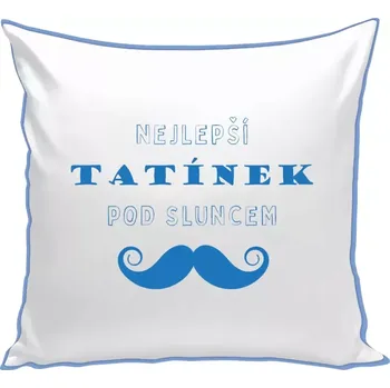 Polštář Polštář barevný 32x32 cm Nejlepší tatínek pod sluncem