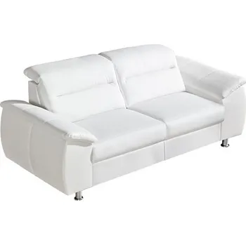 Pohovka Dolmar Elegantní dvoumístná pohovka Scandi, pravá kůže Vyberte čalounění kůže: Madras 204 coffe milk